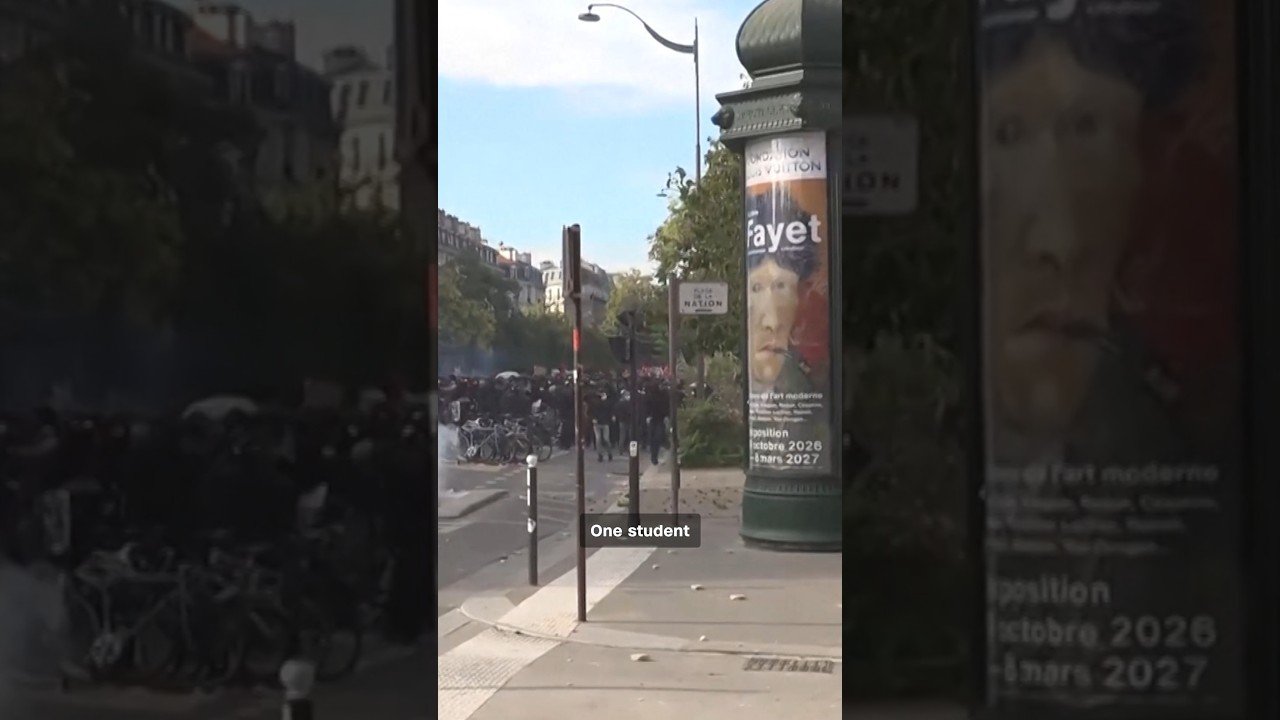 French school protests grow as workers join students
