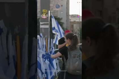 Israelis pause to mark October 7 Hamas-attack anniversary | AJ #shorts