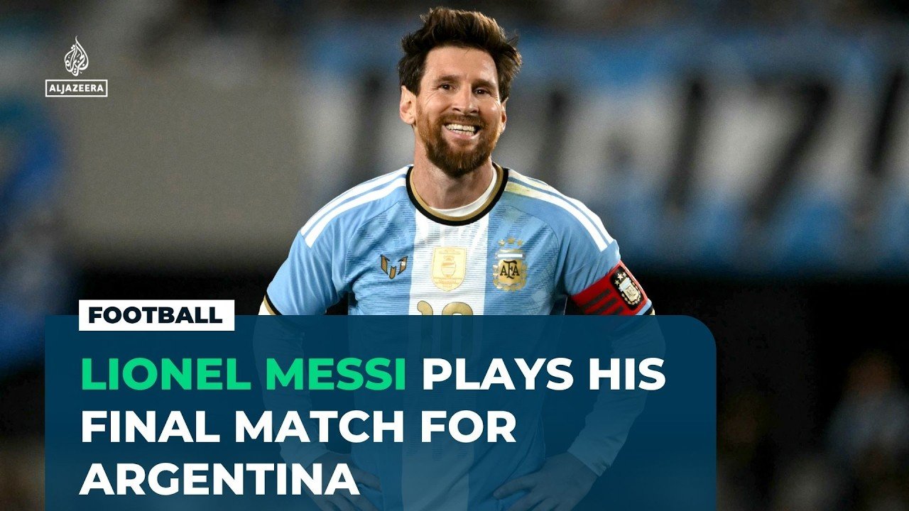 Lionel Messi’s final Argentina match ends in triumph and tears