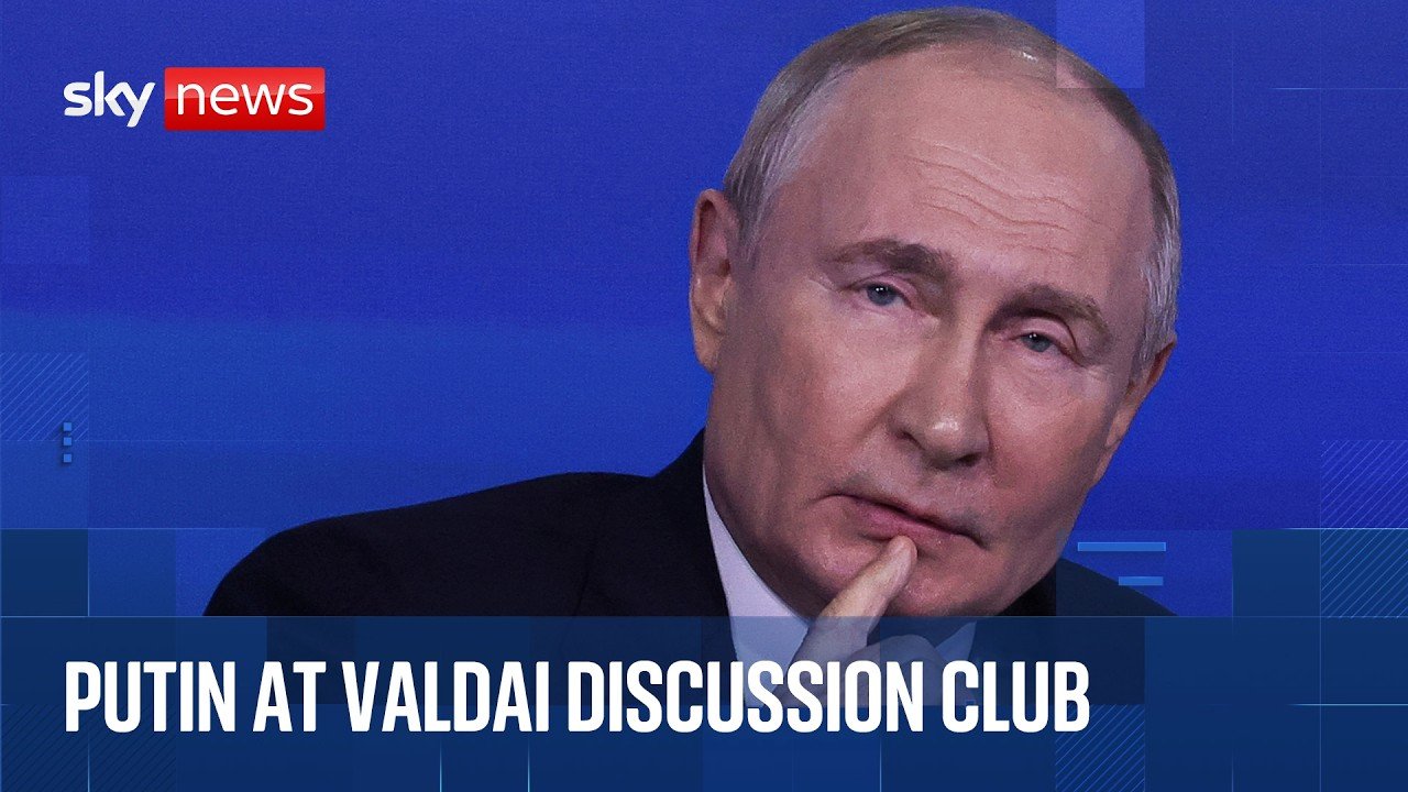 Putin delivers speech on foreign policy at Moscow forum