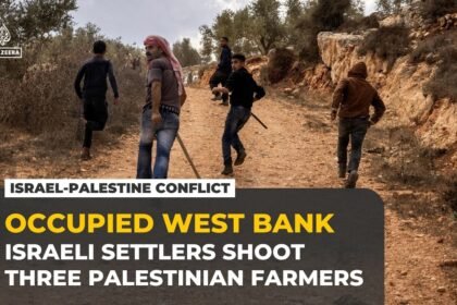 Israeli settlers shoot three Palestinian farmers in West Bank pogrom