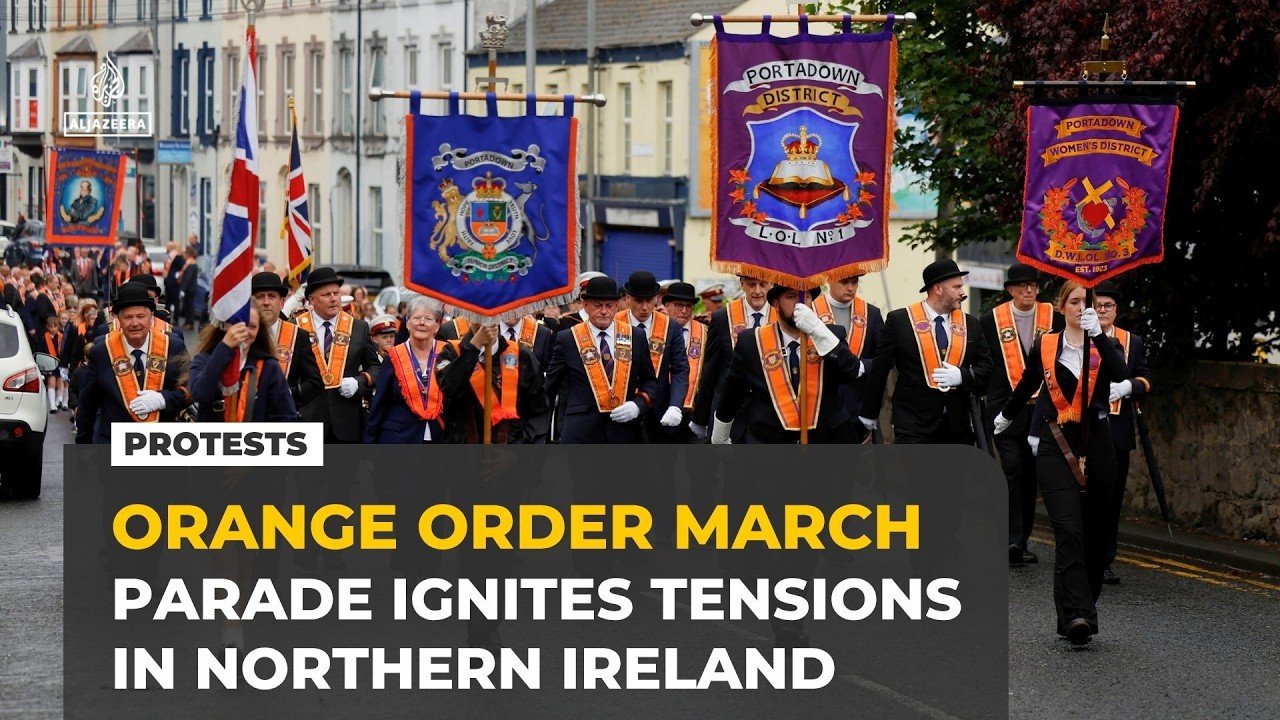Orange Order parade row distracts from Northern Ireland’s everyday concerns