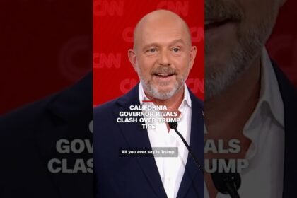 California governor rivals clash over Trump ties