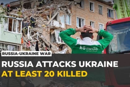 Russia launches massive attack on Ukraine, killing at least 20