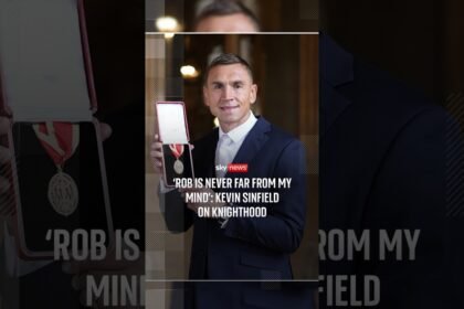 'Rob is never far from my mind': Kevin Sinfield on knighthood