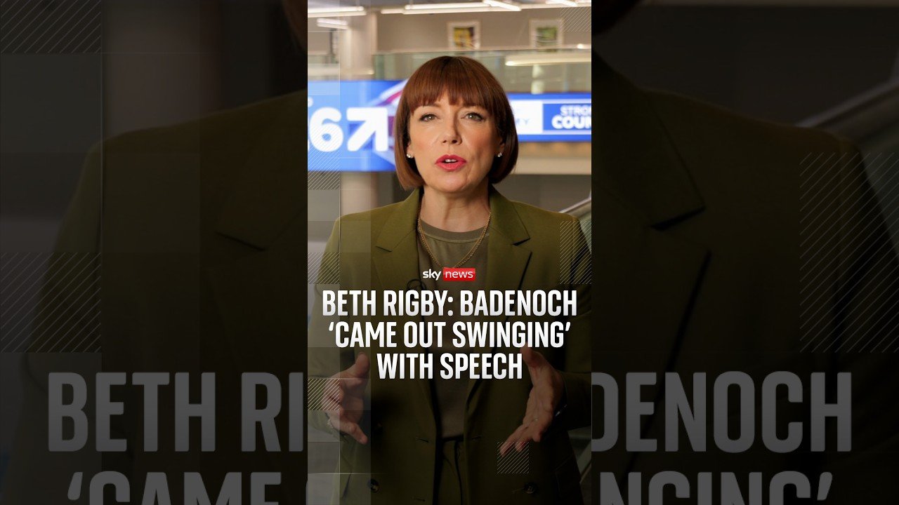 Beth Rigby: Badenoch 'came out swinging' with speech