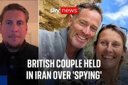 British couple jailed in Iran for 'spying' meet UK officials, but son says 'they're still hostages'