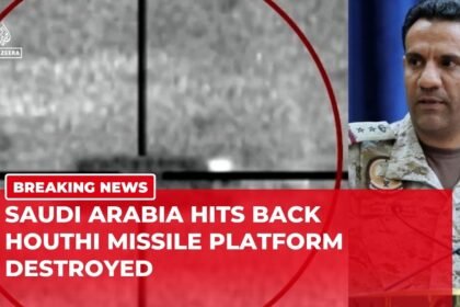 Saudi-led coalition claims destruction of ballistic missile platform used in Riyadh attack