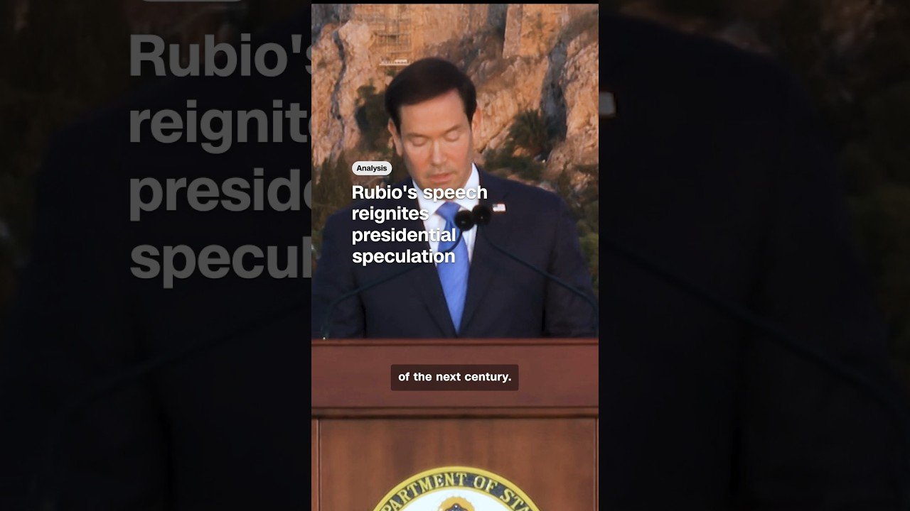 Rubio's speech reignites presidential speculation