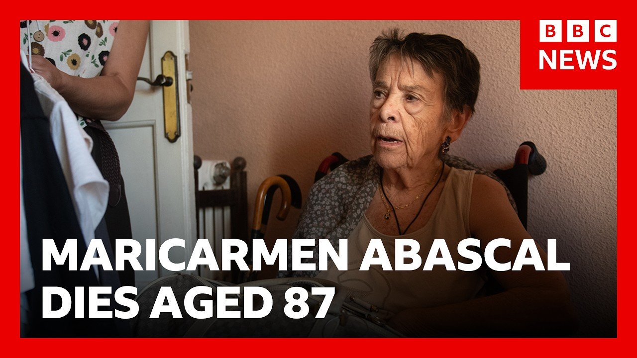 Spanish pensioner whose eviction sparked nationwide protests dies aged 87 | BBC News