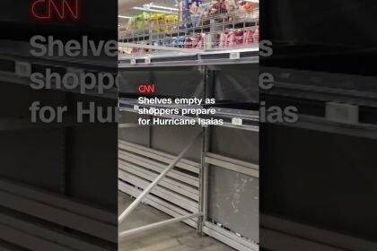 Shelves empty as shoppers prepare for Hurricane Isaias