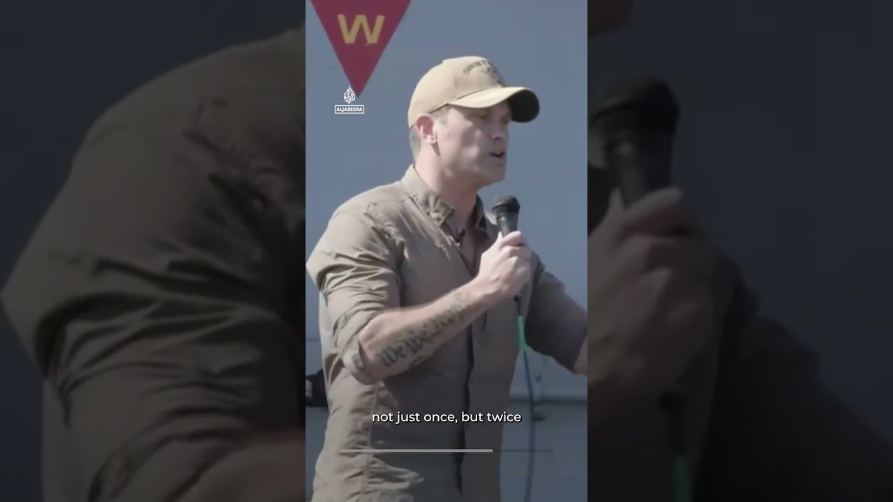 Hegseth address sailors in pushup apology and Trump impression | AJ #shorts