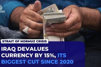 Iraq devalues currency by 15% as Hormuz crisis disrupts oil exports