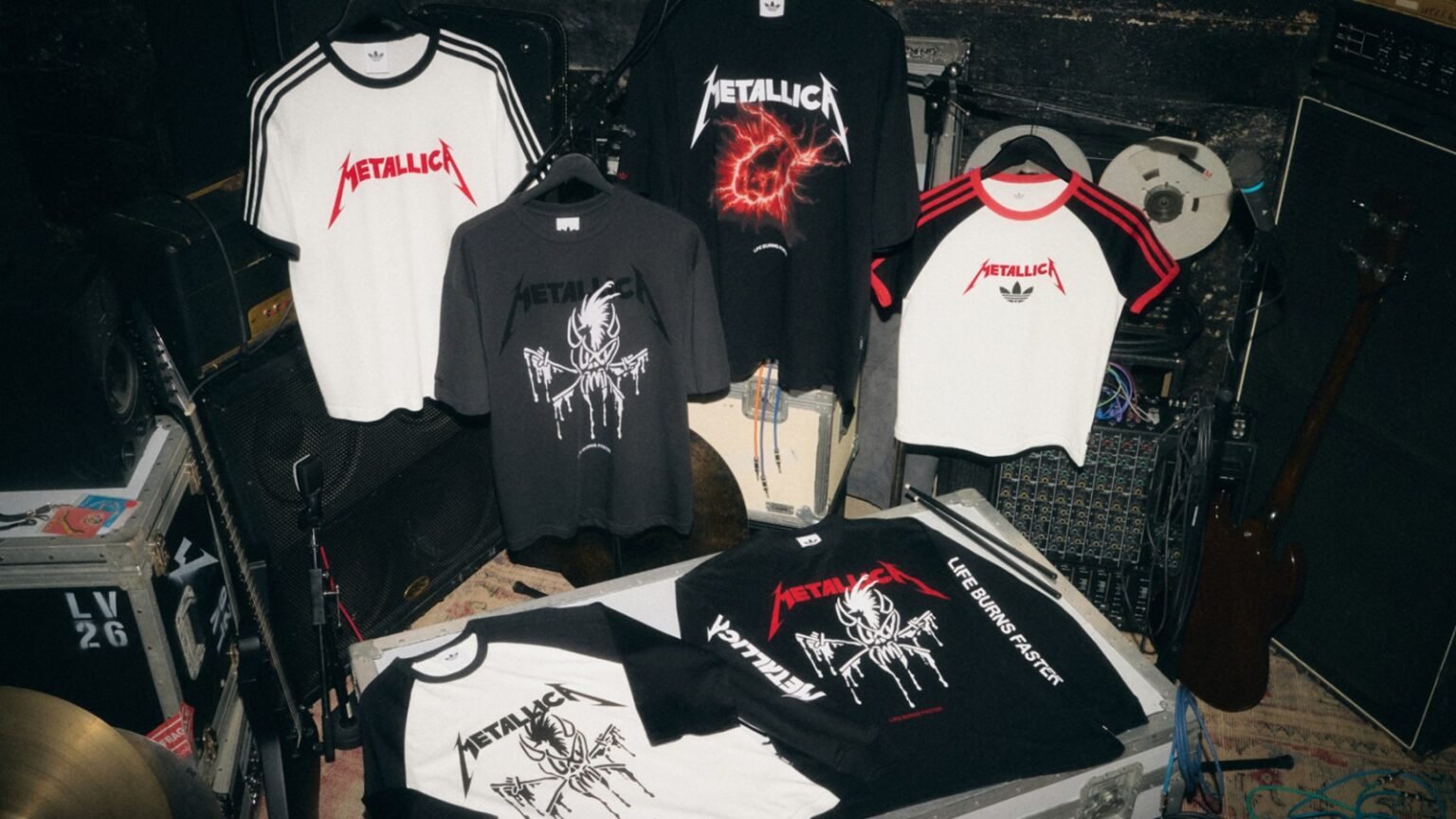 Metallica Taps Adidas Originals for Killer Merch Ahead of Their Sphere Residency