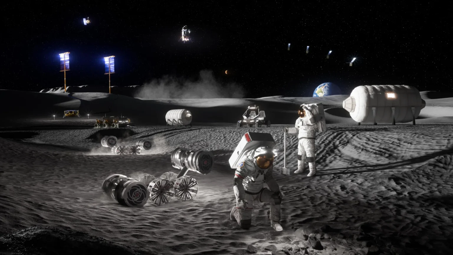 NASA is searching for hidden caves to build its first Moon base