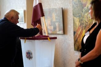 Polls open in Latvia against backdrop of perceived Russia threat