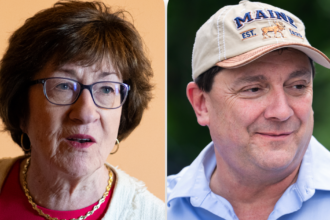 In Maine Senate debate, Collins and Jackson both criticize Trump — but spar over how