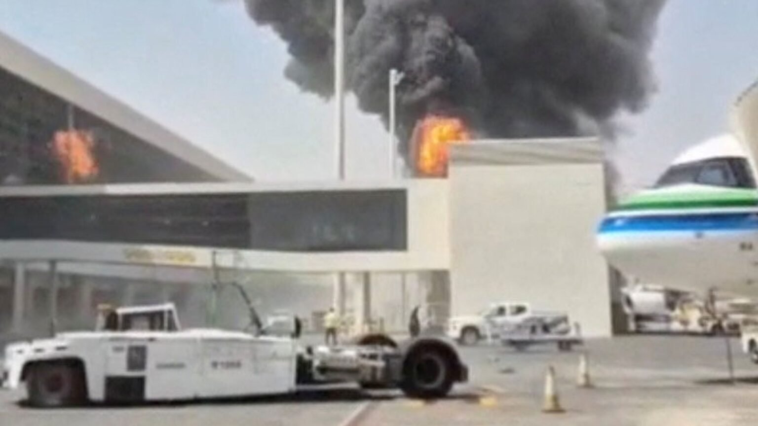 Three killed in Houthi-claimed strikes on Saudi Arabian airport