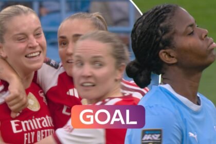 'Wonderful finish!' - Russo's superb strike puts Arsenal back in front vs Man City