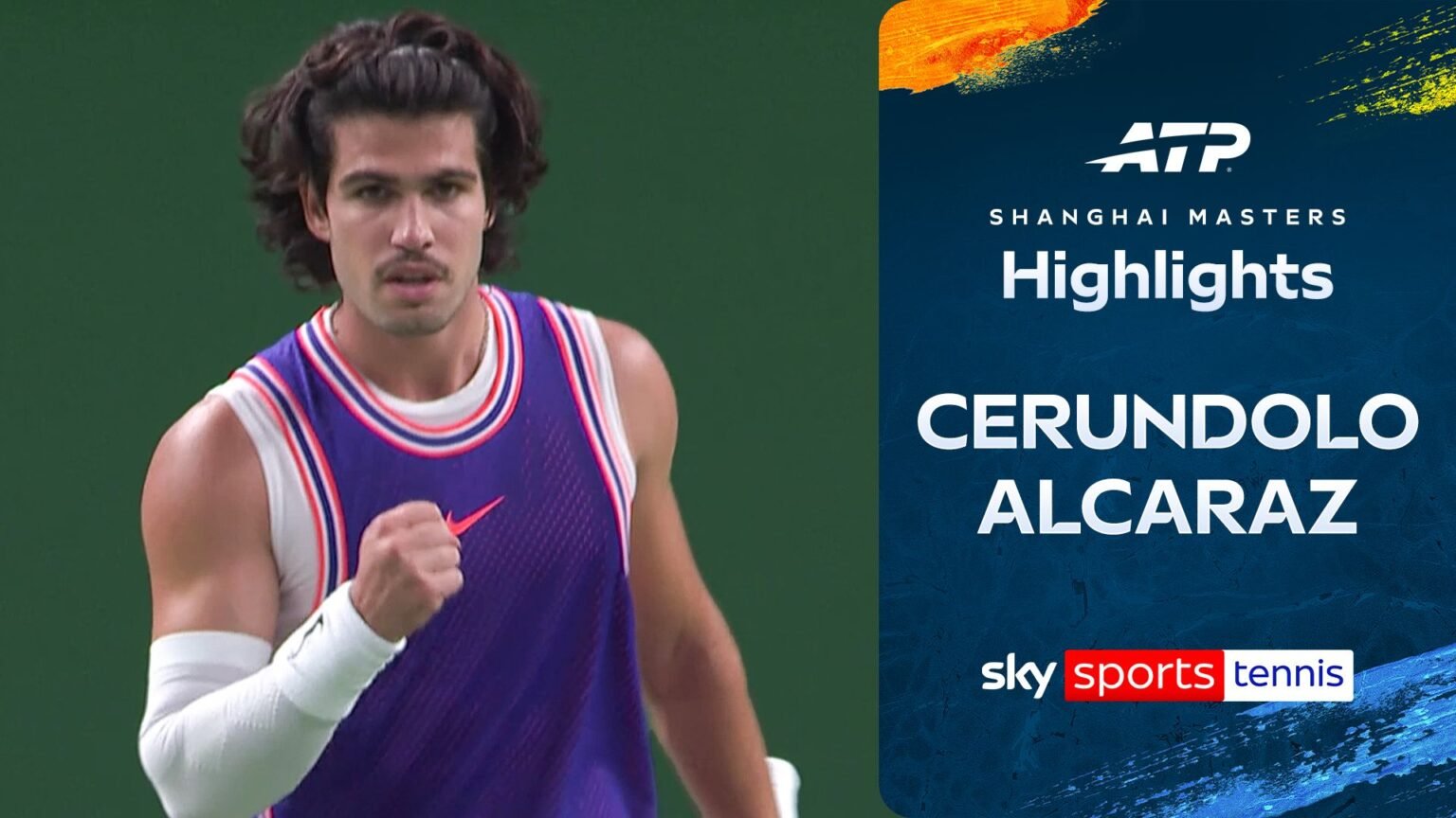Alcaraz advances after straight-sets win over Cerundolo