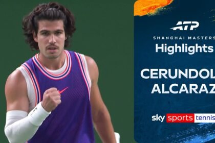Alcaraz advances after straight-sets win over Cerundolo