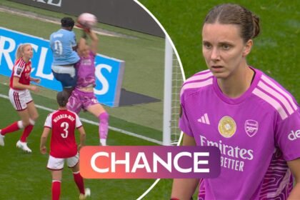 'The correct decision' - Shaw's towering header disallowed for foul on Borbe