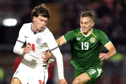 England U21s beaten as Republic of Ireland secure Euro 2027 play-off place