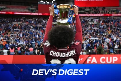 Dev's Digest: Hamza's FA Cup final shirt to be auctioned | Award winners stand with Iqbal