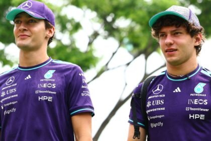 Russell, Antonelli to race with different specs amid Mercedes upgrade concern