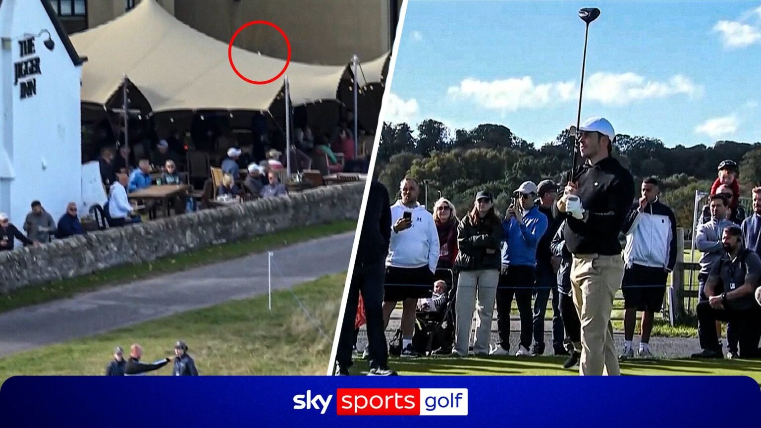 Bale's wayward shot lands on pub roof!