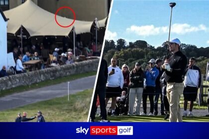 Bale's wayward shot lands on pub roof!