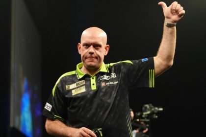 Van Gerwen dumped out of Swiss Darts Trophy as nightmare year goes on