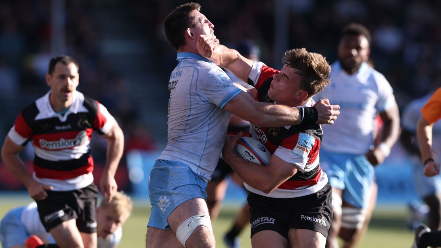 Sale defy Vermeulen's first-half red card to beat Saracens