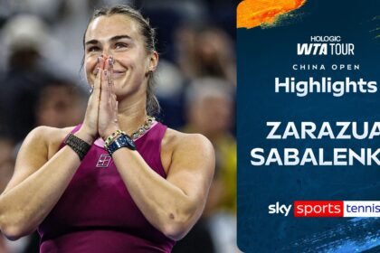 Sabalenka cruises past Zarazua at China Open