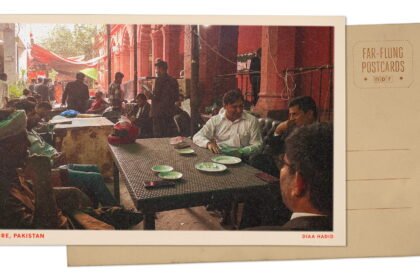 Greetings from Lahore, Pakistan, whose high court offers an oasis for chatter and chai